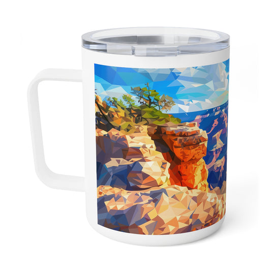 Insulated Coffee Mug with Grand Canyon National Park Design, 10 oz