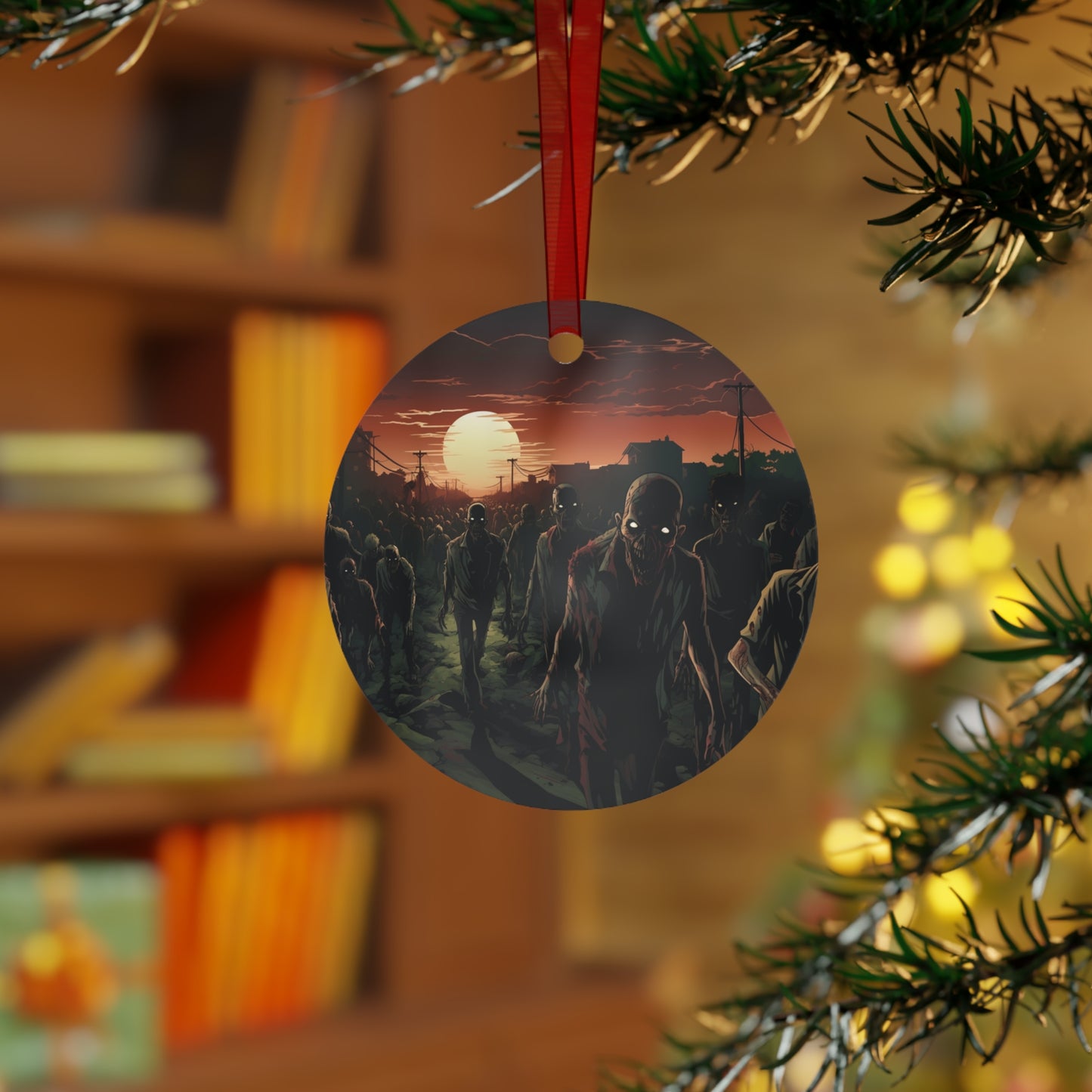 Undead Zombie Horde Halloween Ornament for Mini Tree Decoration