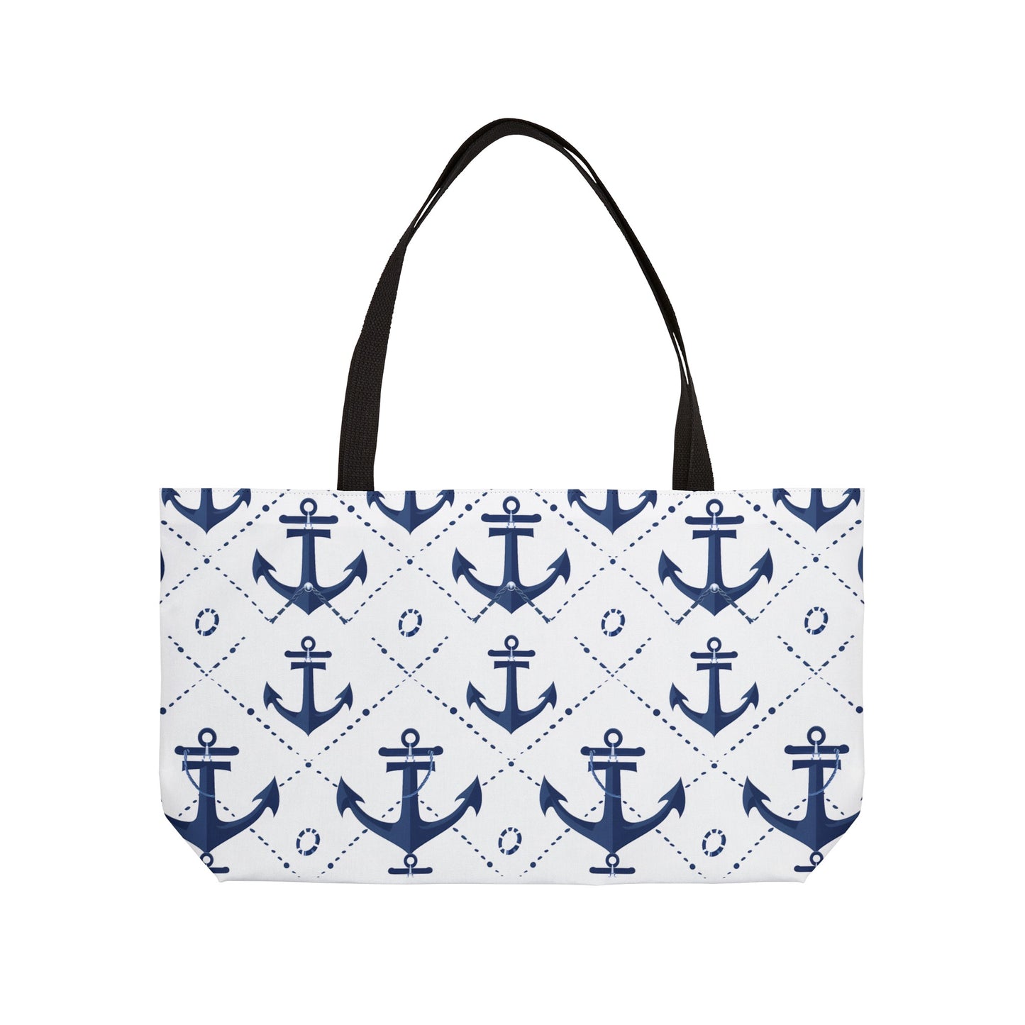 Nautical Anchors Tote Bag (24" x 13" x 2")