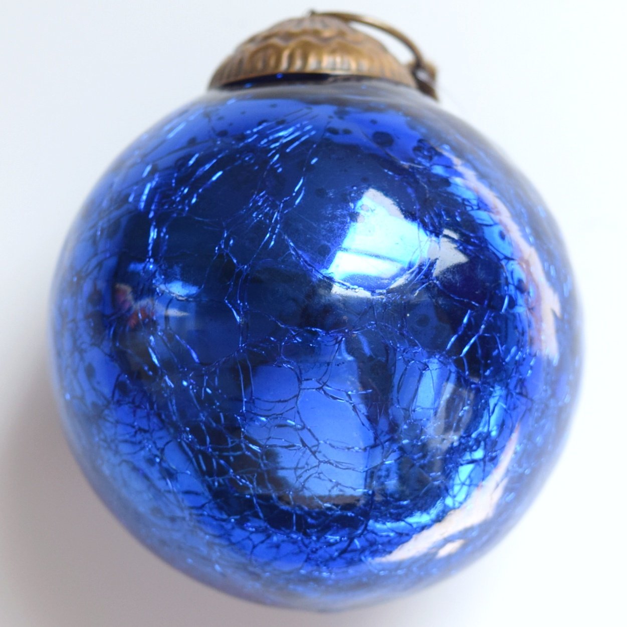 holiday mercury glass ornament for christmas tree