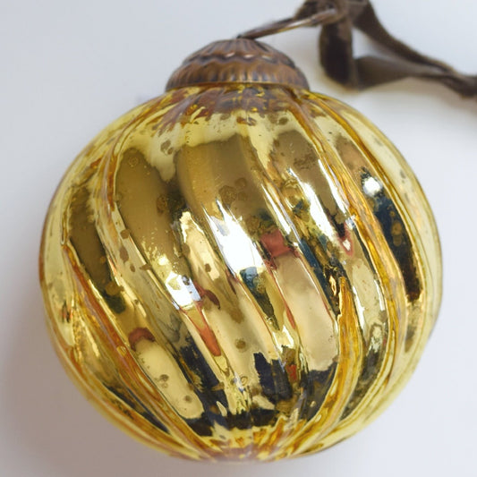 holiday mercury glass ornament for christmas tree