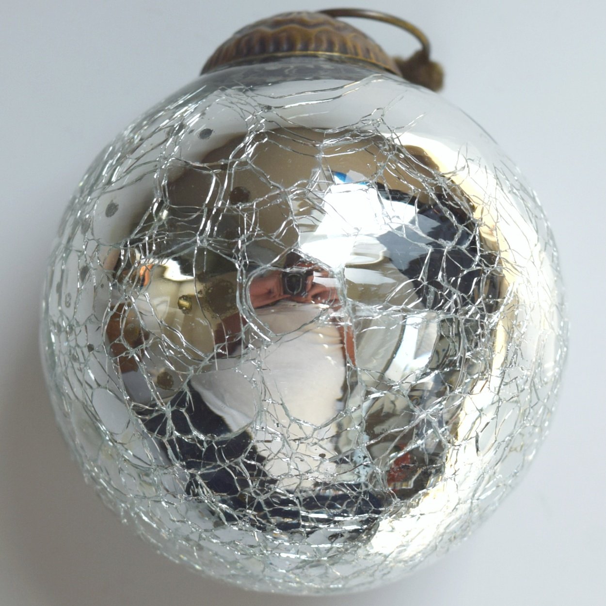 holiday mercury glass ornament for christmas tree