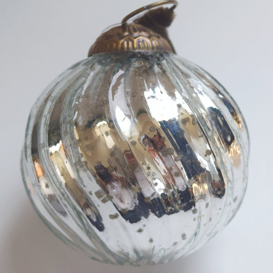 holiday mercury glass ornament for christmas tree