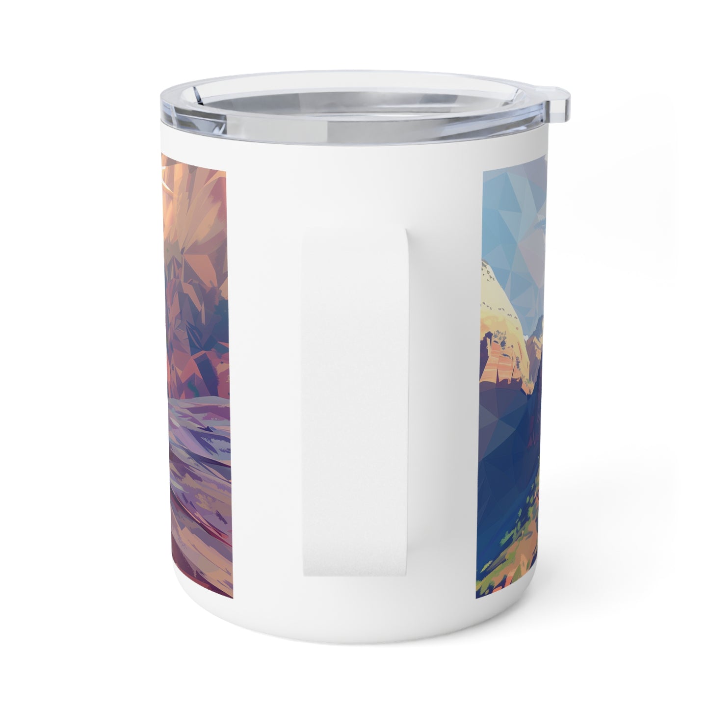 Insulated Coffee Mug with Zion National Park Design, 10 oz