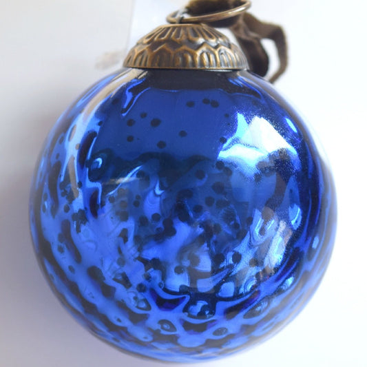 holiday mercury glass ornament for christmas tree