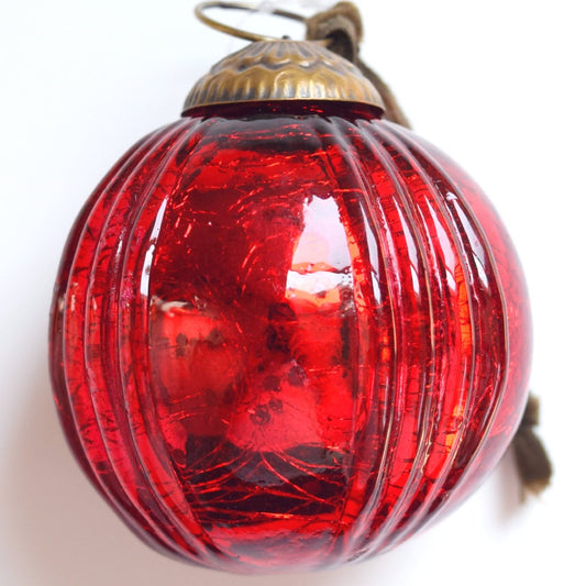 holiday mercury glass ornament for christmas tree